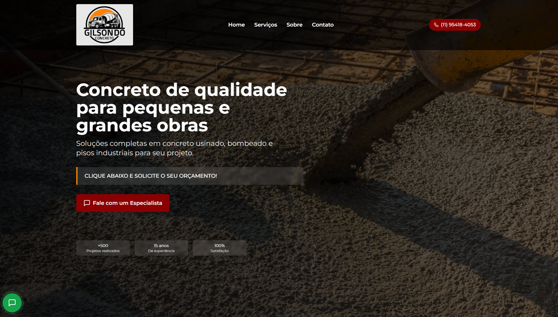 Gilson do Concreto: Especialistas em Soluções de Concreto Usinado